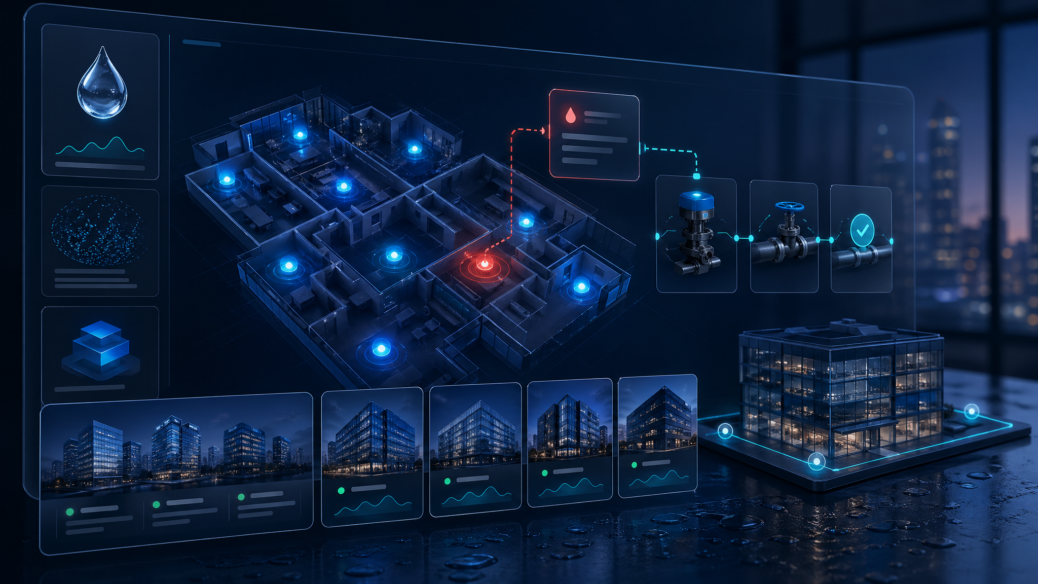 Direction de la plateforme Aqua Guard Cloud pour les opérations de risque d’eau basées sur Ajax